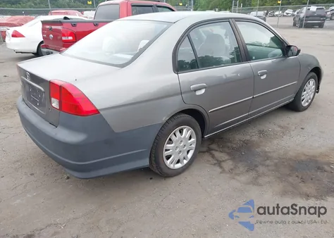 2005 Honda Civic Lx from USA, damaged, VIN 2HGES15515H526815